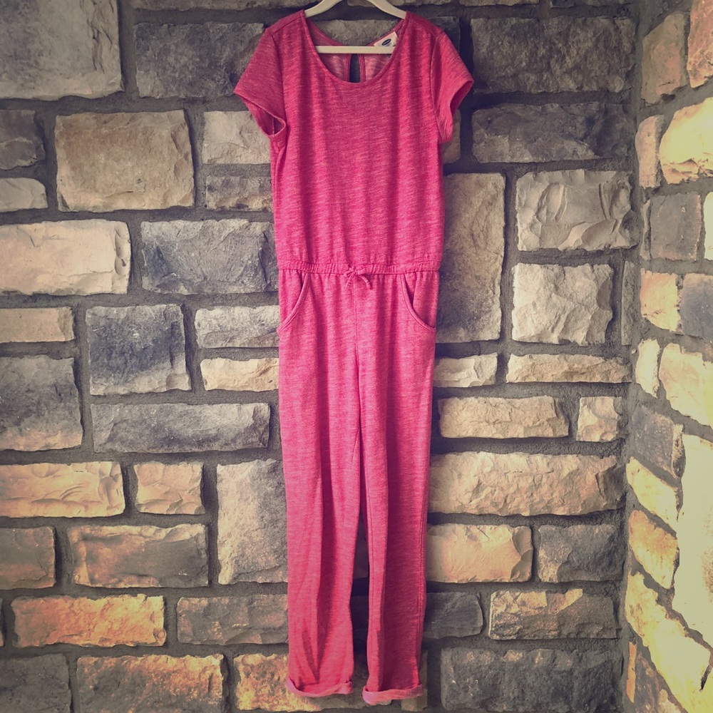 Pink romper from Old Navy